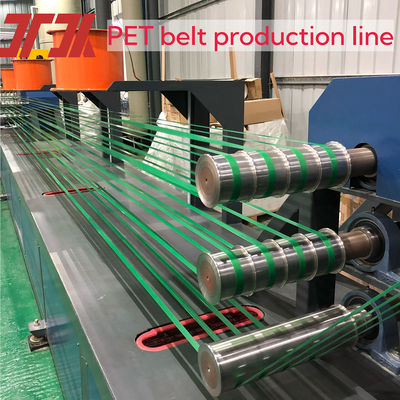 Линия экструзии PET-полосок с основным мотором GUGAO мощностью 37 kW и предварительным сушкой 5000L