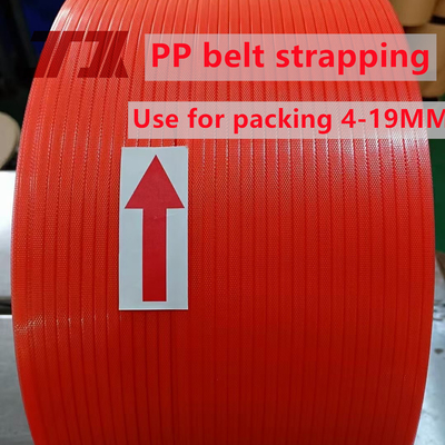 Бело-красный цвет индивидуальный Pp Strapping 5-19mm PP полипропиленовый ремень упаковки