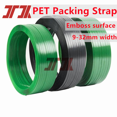 Зелёный цвет на заказ Pet Strapping Band Пластиковый ремень для упаковки паллетных кирпичей