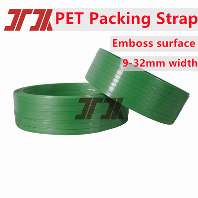 Зелёный цвет на заказ Pet Strapping Band Пластиковый ремень для упаковки паллетных кирпичей