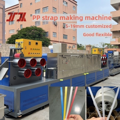 230-260Kg/H PP ленточная экструзионная линия PP упаковочный ремень машина с автоматическим виндерным сервомотором