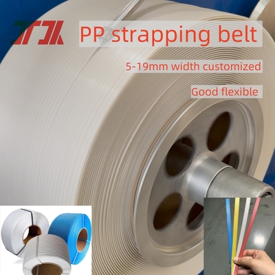 PP Plastic Recycle Pp Strapping Band Custom Cord Strap Roll Longer Length 5-19mm Good Straightness