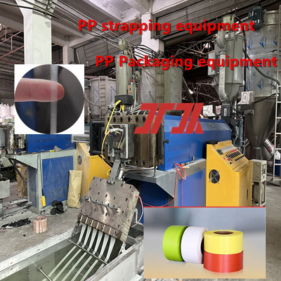 PP plastic packaging equipment PP packaging tape production line with 5-19mm width