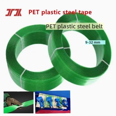 9-32mm Custom Color Polyester PET Pallet Packing Plastic Steel Strapping Roll for Packaging