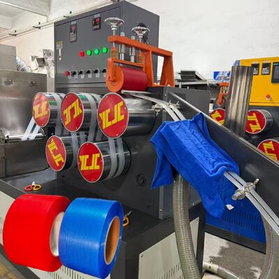 5-19mm PP strap making machine with PLC control and non-stop screen changer