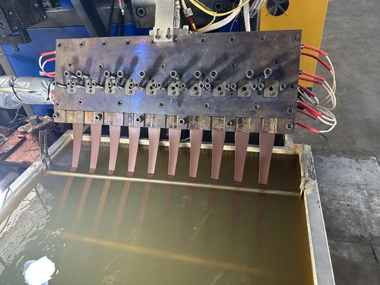 Экструзионная линия упаковочной ленты из 100% переработанного полипропилена, 5-15 мм, одновинтовой станок для производства ПП ленты