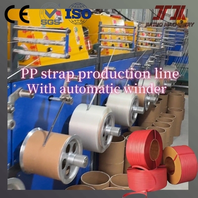 High Efficiency Plastic PP Strapping Band Production Line with PLC control and precise die head mould