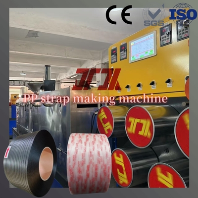 Одиночные поясы винта 2 PP связывают делать машину 300-380kg/H PP связывают линию штранг-прессования