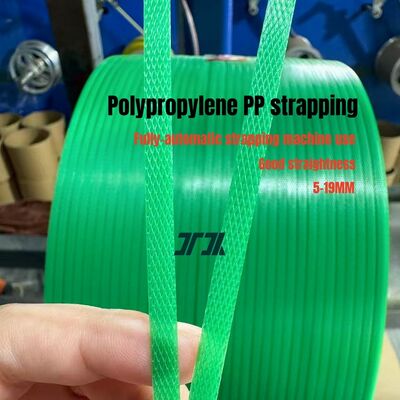 5-19mm Width PP Strapping with 50-200KG Pull Strength and Customizable Colors for Light Cargo Packing